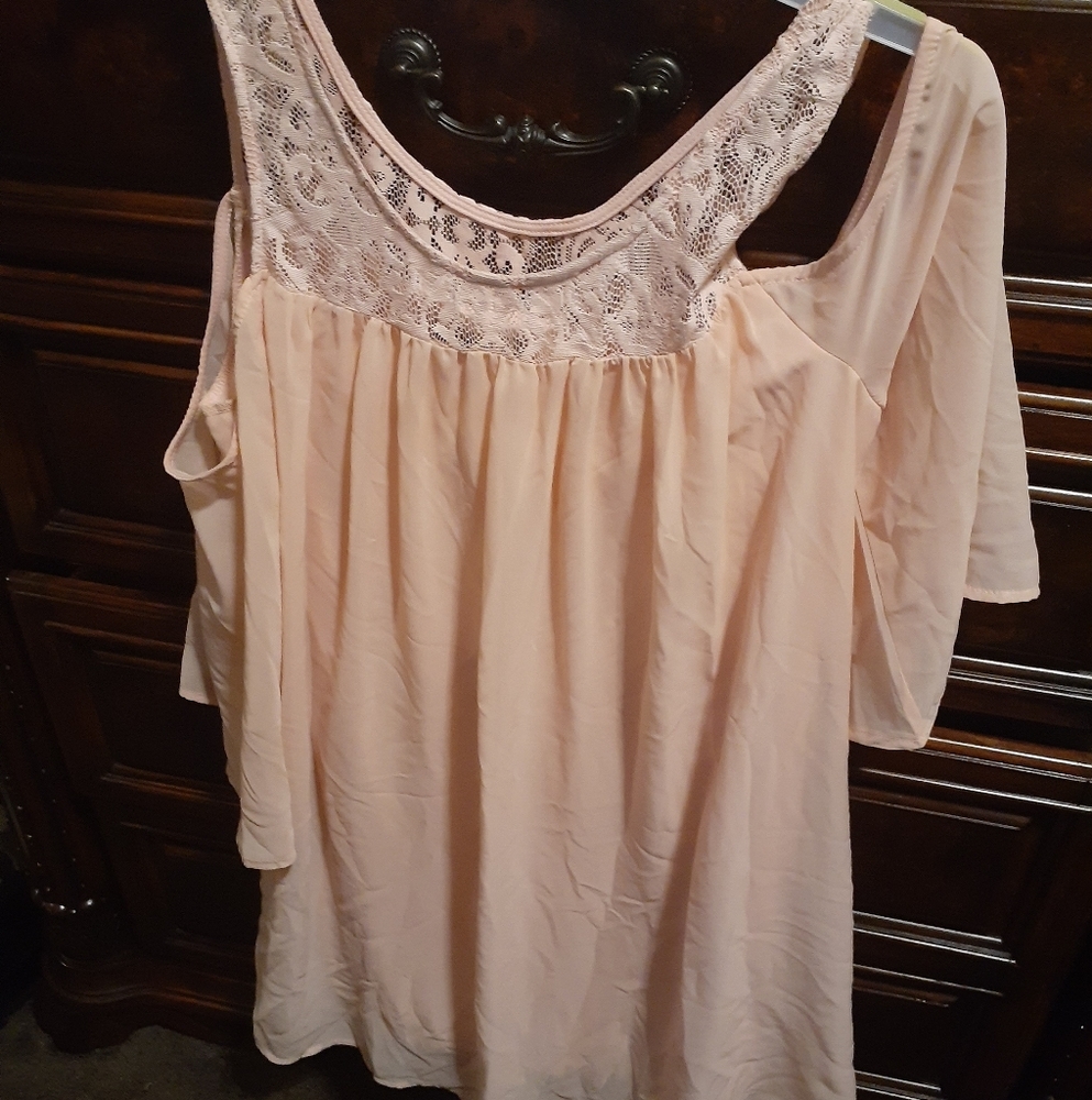 Peach blouse